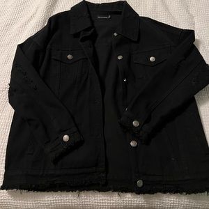 Pretty Little Thing Black Denim Jacket